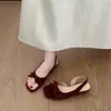 Sandalias tipo moño estilo francés para mujer, nuevo modelo verano 2026, que aumentan la altura, hermosas, perfectas con faldas, cómodas para los pies, sandalias romanas