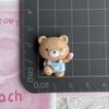 Accesorios de resina de oso Carto parque de atracciones oso pegamento de crema clip para el pelo hecho a mano funda para teléfono móvil hebilla de zapato accesorios al por mayor