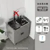 Gabinete de fregadero de acero inoxidable para cocina, fregadero integrado, gabinete de fregadero simple para el hogar, gabinete de fregadero de un o dos tazones