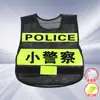 Disfraces de Desempeño de Policía de Tráfico para Niños Uniformes de Policía Juego de Rol de Policía de Tráfico Desempeño Festivo Chalecos Reflectantes de Fuego Venta al por Mayor