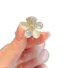 Exquisito Pasador Pequeño de Garra Ojo de Gato con Pedrería para Mujer Super Hada Pinza Pequeña con Lazo Horquilla para Flequillo del Frente Tocado