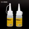 30ML Cola à Base de Álcool Rótulo Amarelo Rótulo Rosa Transparente Incolor Foto Corda de Cânhamo Tecido de Madeira Palito de Sorvete Cola Cola à Base de Álcool