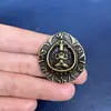 Amuleto Budista de Xizang Latón Cuatro Paredes Guanyin Bronce Pulsera Retro Accesorios Colgante