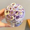 Elástico de cabelo para menina, faixa de cabelo infantil de alta elasticidade que não danifica o cabelo, corda de cabelo para rabo de cavalo alto, acessório de cabelo para bebê menina