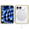 Adequado para capa de celular dobrável Apple DUO, capa de celular magnética de cobertura total 2 em 1 para iPhone Duo, fornecendo proteção contra quedas