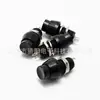 Interruptor de auto-bloqueo Agujero Negro 10mm Interruptor de botón de pulsación momentánea DS-450 Interruptor de llave