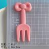Tenedor de gato de dibujos animados brillantes, crema de gel para el cabello, accesorios para el cabello, funda para teléfono, pegatina para refrigerador, accesorios de resina hechos a mano