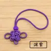Pingente Semi-Acabado para Nó Chinês Auspicioso de Duas Cores com Borla DIY Artesanal