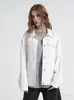 Chaqueta de mezclilla para hombre de comercio exterior primavera y otoño, chaqueta superior casual versátil simple retro holgada para mujer