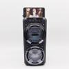 F-6581 nuevo audio portátil cuadrado de 4 pulgadas doble puesto de karaoke para exteriores altavoz Bluetooth portátil de gran volumen