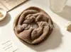 Gomas Elásticas para el Cabello de Alta Elasticidad para Mujer, Scrunchies de Lana Rayados de Gama Alta para Otoño e Invierno, Tamaño Grande, Suministro al por Mayor, Directo del Fabricante