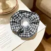 Atacado em estoque scrunchies de renda floral cintura fina, scrunchies de cetim com strass, elásticos de cabelo, tiaras
