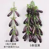 Modelo de Atrezo Colgante de Cuerda de Verduras Simulación Granos Maíz Chile Rojo Colgante Adorno Colgante de Casa de Campo Decoración