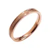 Anillo Minimalista de Moda Ins de Acero de Titanio con Cuadros Pequeños para Mujer, Lavable Nicho Lujo Ligero Anillos de Pareja al por Mayor