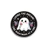 Broche de Desenho Animado de Fantasma Excêntrico, Insígnia de Metal com Texto Divertido, Acessórios de Pino Personalizados para Roupas e Bolsas