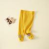Leggings Nuevos de Otoño 2026 para Bebés Niñas de 0 a 3 Años, Pantalones de Estilo Coreano con Abertura en la Entrepierna, Pantalones de Clase A para Niñas