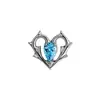 Aleación de Titanio F136 Rosca 0.9 Espiga Corazón Gota de Agua Pendiente de Lóbulo Stud para Labio Stud para Cartílago de la Oreja Joyería para Piercings Fabricante Mayorista