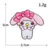 Bordado por Computadora Pegatinas de Tela Rosa Corazón Enamorado de Dibujos Animados Pegatinas Ding Zapatos de Pantufla Ropa Infantil Accesorios Bordado para Planchar