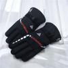 Guantes de Esquí de Invierno para Hombre y Mujer Espesos Antideslizantes de Algodón Cálidos con Forro Polar para Ciclismo al Aire Libre Deportes Guantes para Coche Eléctrico