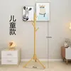 Perchero de Madera Maciza, Perchero de Pie, Colgador de Ropa para Dormitorio y Hogar, Barra Vertical Simple para Ropa, Moderno Colgador de Bolsos para Interiores
