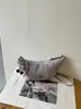Bolsa Croissant Grande Capacidade Moda Feminina Nova Design Nicho Retrô Bolsa Dumpling Estilo Coreano Elegante Bolsa de Ombro Único Transversal