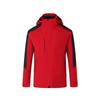 Chaqueta polar para hombre, marca de moda transfronteriza, color contrastante, pareja, desmontable, tres en uno, chaqueta de montañismo impermeable