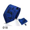 Pantalones con Bolsillo de Solapa para Corbata de Hombre Puño Cuadrado Set de 3 Piezas Camisa Formal de Negocios Corbata de Cuadros Retro Negra Atada a Mano Shengzhou