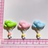 DIY Globo Color Crema Macarrón Cuerda para el Cabello de Dama Accesorios para el Cabello Parche de Material Colgante Hecho a Mano Casero Accesorios de Resina