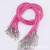Europa y Estados Unidos Accesorios para joyería DIY Cuerda para colgante Cuerda de collar 1.5-2 mm Hilo encerado redondo Hilo encerado de Corea del Sur Cuerda encerada al por mayor