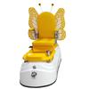 Cadeira Banho de Pés Infantil Borboleta Sofá de Manicure Banho de Pés Elétrico Massagem de Mãos e Pés Cadeira Multifuncional para Lavar Pés Cadeira de Pedicure