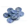 Venda Quente Transfronteiriça Diâmetro 20mm Pedra Natural Disco Não Poroso Cristal Fina Peça de Mão Obsidiana Decoração DIY