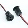 Conector de puerto de carga rectangular roscado TIPO-C 2PIN con cable, enchufe hembra impermeable con terminal PH2.0