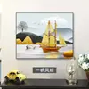 Galeria de Arte da Família Qiao: Pintura Decorativa de Caixa de Medidor Elétrico de Luxo Leve, Pintura de Parede para Caixa de Distribuição, Capa de Caixa de Corrente Fraca para Sala de Jantar, Mural para Caixa de Interruptor Elétrico