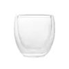 Conjunto com 2 Copos de Café de Parede Dupla em Vidro Borossilicato Moderno 100ml - Lyor