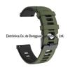 Para Samsung Galaxy Watch5 Pro Watch4/5 duas cores de silicone cinta preto fivela pulseira de substituição
