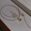 Collar de Perla y Circonita Retro 2026 Nuevo Estilo Temperamento Versátil Cadena para Clavícula Mujer Verano Lujo Ligero Nicho Sentido del Diseño Collar