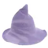 Sombrero de Bruja de Punta Explosivo Transfronterizo para Mujer Personalidad Sencilla Sombrero Mágico Para Juegos de Rol Fiesta de Todos los Santos