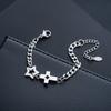 Pulsera de Cruz para Hombre Diseño de Moda Trendy Ventas Calientes Transfronterizas Joyería de Mano Joyería Personalizada de Lujo Ligero de Alta Gama para Mujer