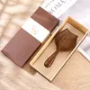 Pente de Massagem de Sândalo Natural Gato Unha Couro Cabeludo Meridianos Massagem Pente Portátil Pente de Cabelo Terapia Capilar Presente Pente de Madeira