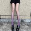 Sexy Preto De Seda Fina Das Mulheres jk Millennium Spice Meninas Roxo Gradiente Meias De Seda Primavera E Verão Preto Cinza Meia-calça Anti-snagging Seda