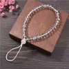 Correa de teléfono corta de cristal de moda, accesorio para teléfono, correa de muñeca, llavero de cámara CCD, cadena decorativa