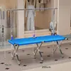 Puesto Callejero de Mercado Nocturno Estante Plegable Mesa de Puesto Portátil Multifuncional Perchero para Ropa Estante para Puestos Mesa para Eventos de Exposición