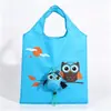 Bolsa de Compras Plegable para Supermercado, Bolsa de Almacenamiento de Regalo de Poliéster con Dibujos Animados Tridimensionales, Bolsa Publicitaria Portátil, Bolsa Ecológica