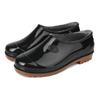 Zapatos de Lluvia Bajos Zapatos de Agua para Hombre Adulto Suela de Res Calientes Impermeables Boca Baja Zapatos de Goma Antideslizantes Tubo Corto Zapatos de Trabajo para Verano