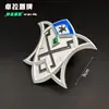 La Leyenda de Zelda: Tears of the Kingdom 9.5cm Escudo de la Guardia Real Modelo de Escudo de Metal Adorno de Aleación Modelo de Juguete