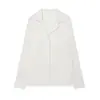 ZA Europa Transfronteriza Comercio Exterior Ropa de Mujer AliExpress Venta Caliente Solapa Temperamento Holgado Conjunto de Camisa y Pantalones de Pierna Ancha