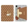 Capa Protetora Rilakkuma Pão Estrela para Tablet iPad 10ª/11ª Geração Pro 11/12.9 polegadas Giratória com Ar
