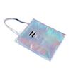 Bolso de Hombro Láser Personalizado Moda Trendy Casual Bolso Tote Europeo y Americano Bolso de Mujer Pu Cartera Gran Capacidad Bolsa de Compras