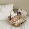 Conjunto Coreano de Ropa de Casa para Niños Otoño e Invierno, Ropa Interior Térmica, Pijama, Tejido Cepillado, Clase A, Defectos Menores por Defecto, Sin Devoluciones ni Cambios