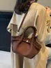 Bolso de Mano Vintage tipo Dumpling de Ante Mate para Mujer Otoño/Invierno 2024 Bolso de Mano de Alta Gama Gran Capacidad Bolso de Hombro Cruzado Tote